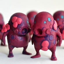 mecha blob arte de brinquedo 3d print model - Mito3D