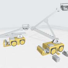 mecha hangar araç serbest free 3d yazıcı modeli mech sci fi scifi diy model oyuncak vinç robot 3d print model - Mito3D