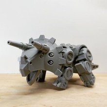 mecha triceratops gadget brinquedo robô dinossauro 3d print model - Mito3D