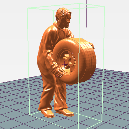 mechanic wheel raised workshop various repairs tools cars motorcycles 3D print model - Mito3D