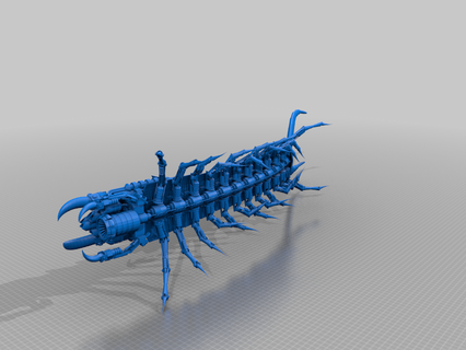 mechanical centipede Game model robots robot action figure figures 3d print model - Mito3D