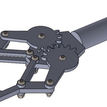 mechanische Greifer tool test Spielzeug 3d print model - Mito3D