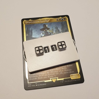 mechanical counter life-counter +1 mtg magic gathering cards 3d print model - Mito3D