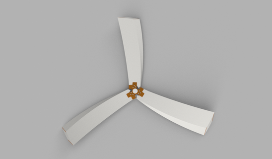 mechanical fan 4 3dkma propeller high speed 3d print model - Mito3D