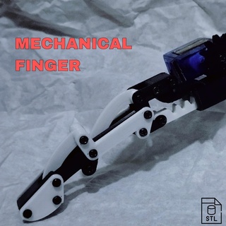 mechanisch Finger Roboter Servo sg90 Greifer Hand Arduino Himbeere 3d print model - Mito3D