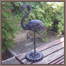 mechanische flamingo verschiedene Tier Roboter Vogel Dekoration 3d print model - Mito3D