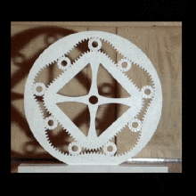 mechanical gearing gadget toothed wheel gear global mechanics epicycloidal 3d print model - Mito3D