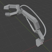 mechanical iron hands arm primaris 40k 3d print model - Mito3D