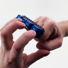mechanisch Schlüssel Knöchel Schmuck zappeln Spielzeug asmr Tastatur Ring Benutzerdefiniert befriedigend Spaß Ringe Messing schlagen Kunst 3d print model - Mito3D