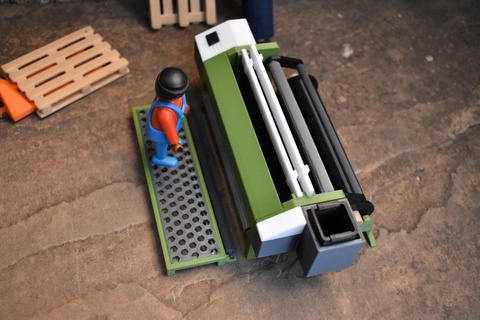 mekanik tezgah Playmobil endüstri Sanayi model diyorama Kent makine 3d print model - Mito3D