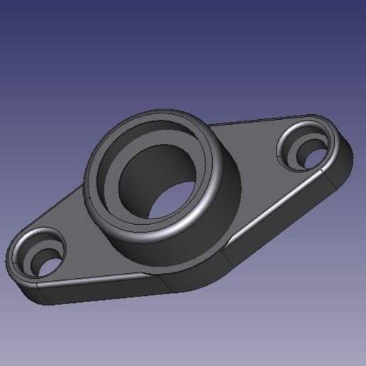 mechanical parts mechanics couplings two screws bra 3D print model - Mito3D