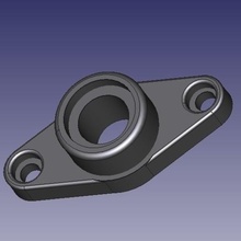 mécanique pièces accouplements vis soutien gorge 3d print model - Mito3D