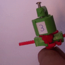 mechanical random toy game child 3d print model - Mito3D