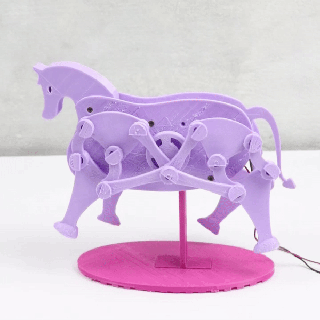 mechanical walking horse 3d print model - Mito3D