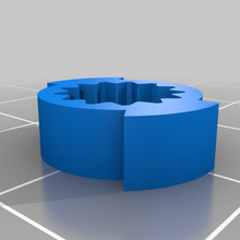 mecanismo parando lidar rotação torneira 3d print model - Mito3D