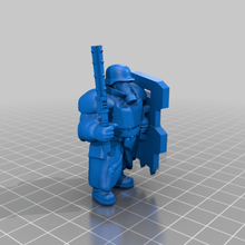 mekanize ogre sanat modelleri warhammer 40k ogryn kreig imparatorluk Muhafızları 3d print model - Mito3D