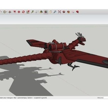 mecha de la guerra dragón varios 3d print model - Mito3D