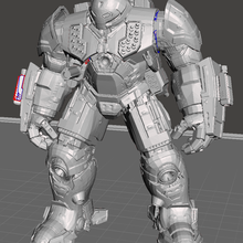 Mechbuster atlante gioco mecha hulkbuster mech americano bot robot 3d print model - Mito3D