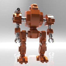 mech 5 Spiel Roboter - Spielzeug mechanisch ist sci-fi fantasy android 3d print model - Mito3D