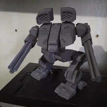 mechwarrior 4 mercenaries - mektek deimos model_robots 3d print model - Mito3D