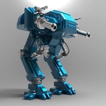 mecj 3 gioco giocattolo mech robot fantasia sci-fi gratuita 3d print model - Mito3D