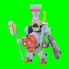 medabots Medarot jok00 shuppord Jeu 3d print model - Mito3D