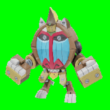 medabots Medarot mdr00 Dondrill Jeu 3d print model - Mito3D