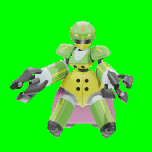 medabots medarot - tot04 chrome tortoise game 3d print model - Mito3D