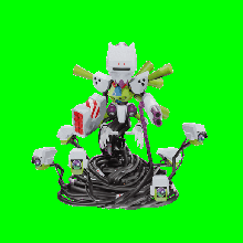 medabots medarote wea00 robô imperador jogos roubo 3d print model - Mito3D