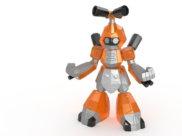 medabots metabee jogos 1999 2001 açao anime montar abelha robô desenho animado figura peças posivel brinquedo 3D print model - Mito3D