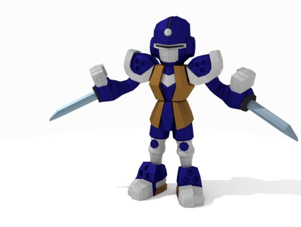 medabots nin ninja Jeu anime Assemblée figure mouvement nija pièces articulé robot jouet 3d print model - Mito3D