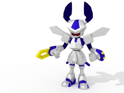 medabots rokusho Game 1999 2001 action articulated beetle figure japanese metabee parts pieces poseable toy game 3d print model - Mito3D