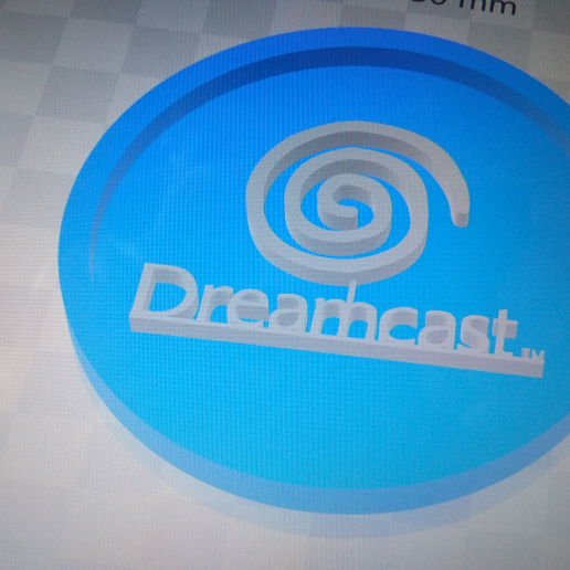 medaillon dreamcast art controller medallion signs logos 3D print model - Mito3D