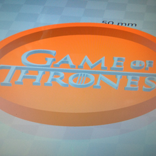 medaillon oyun thrones sanat işaretleri logolar 3d print model - Mito3D