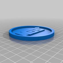 medaillon nº a arte sinais de logotipos nos 3d print model - Mito3D