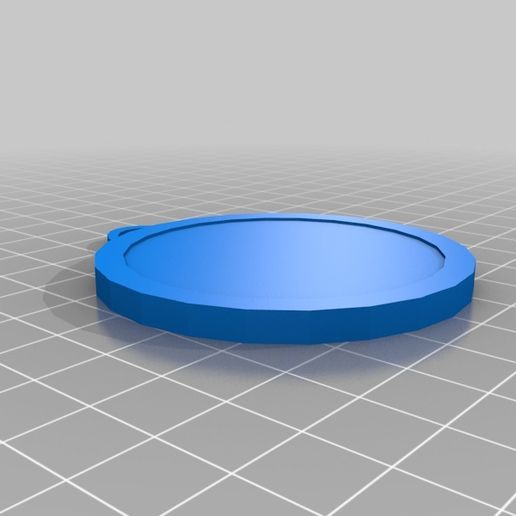 medal pendant template award 3D print model - Mito3D