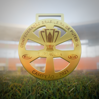 medalha supercoppa do brasile flamengo atl tico minatore futebol trofeo stl 3d super copa 3d print model - Mito3D