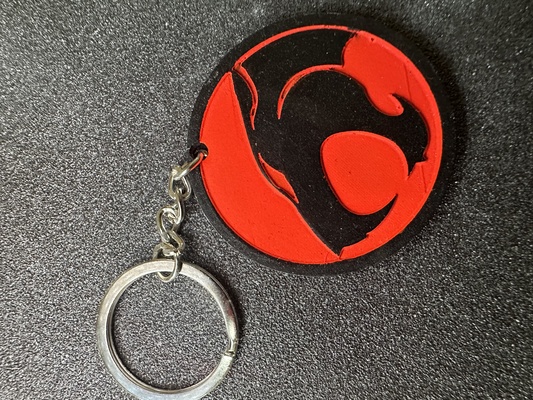 medalla thundercats jewelry llavero 90s caricatura insignia 3d print model - Mito3D