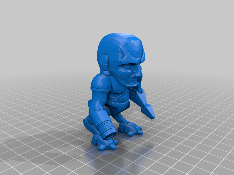 doktor mini figure koleksiyon yarı robot model deprem 2 yerçekimi strogg oyuncak yaratıklar 3D print model - Mito3D