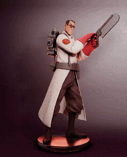 medic team fortress 2 figure teamfortress2 team fortress 3dprint character male game medic  3d print model - Mito3D