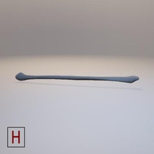 tıbbi tasarım fibula çeşitli insan anatomi 3d print model - Mito3D