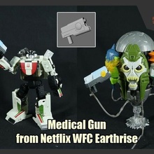 medico pistola trasformatori netflix wfc earthrise 3d print model - Mito3D