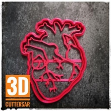 medical human parts - cookie cutter tool stl fondant cold porcelain 3d print model - Mito3D