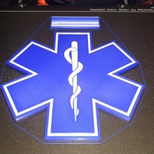 medical logo rescue 3d print model - Mito3D