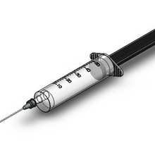 medical syringe tool health 3d print model - Mito3D