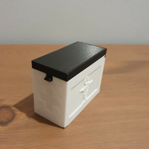 medicamento caja píldora droga fortín farmacia 3D print model - Mito3D