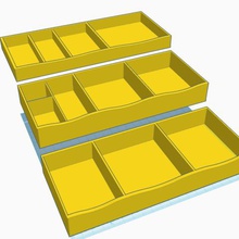 medicine cabinet trays home 3d print model - Mito3D