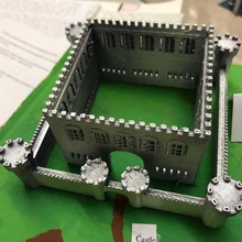 medieval-themed manor castle architecture buildings structures medieval fortress 3d print model - Mito3D