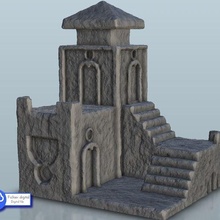 medieval border post 9 - warhammer age sigmar bolt action flames war architecture house thumbnails building scenery wargame figures game land dungeon fantasy games accessories 3d print model - Mito3D