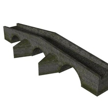 medieval puente arquitectura medio siglos río piedras paso construcción historia 3d print model - Mito3D